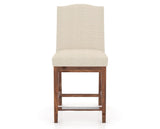 Canadel Champlain Upholstered Counter Stool 310A in 6K Sunbrella® and 33 Spice Washed, front view