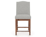 Canadel Champlain Upholstered Counter Stool 310A in 7C Fabric and 33 Spice Washed, front view