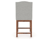 Canadel Champlain Upholstered Counter Stool 310A in 7C Fabric and 33 Spice Washed, back view