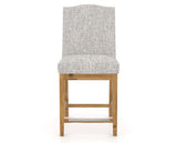 Canadel Champlain Upholstered Counter Stool 310A in FP Crypton® and 01 Honey Washed, front view