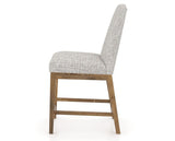 Canadel Champlain Upholstered Counter Stool 310A in FP Crypton® and 03 Oak Washed, side view