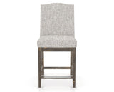 Canadel Champlain Upholstered Counter Stool 310A in FP Crypton® and 08 Shadow, front view