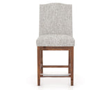Canadel Champlain Upholstered Counter Stool 310A in FP Crypton® and 33 Spice Washed, front view