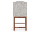Canadel Champlain Upholstered Counter Stool 310A in FP Crypton® and 33 Spice Washed, back view