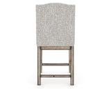 Canadel Champlain Upholstered Counter Stool 310A in FP Crypton® and 72 Heritage Nature, back view