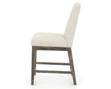Canadel Champlain Upholstered Counter Stool 310A in FT InsideOut® and 08 Shadow, side view
