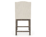 Canadel Champlain Upholstered Counter Stool 310A in FT InsideOut® and 08 Shadow, back view