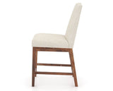 Canadel Champlain Upholstered Counter Stool 310A in FT InsideOut® and 33 Spice Washed, side view