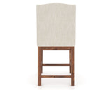 Canadel Champlain Upholstered Counter Stool 310A in FT InsideOut® and 33 Spice Washed, back view