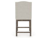 Canadel Champlain Upholstered Counter Stool 310A in TB Fabric and 08 Shadow, back view