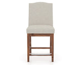 Canadel Champlain Upholstered Counter Stool 310A in TB Fabric and 33 Spice Washed, front view