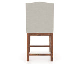 Canadel Champlain Upholstered Counter Stool 310A in TB Fabric and 33 Spice Washed, back view