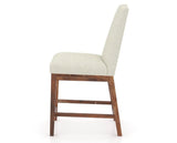 Canadel Champlain Upholstered Counter Stool 310A in TW Fabric and 33 Spice Washed, side view