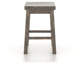 Canadel Champlain Block Stool in Shadow, side view