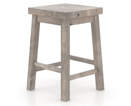 Canadel Loft Backless Counter Stool 5057 in Shadow, three-quarter view