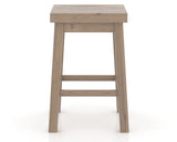 Canadel Loft Backless Counter Stool 5057 in 25 Pecan Washed, side view
