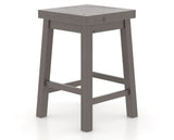 Canadel Loft Backless Counter Stool 5057 in 29 Hazelnut Washed, three-quarter view