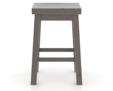 Canadel Loft Backless Counter Stool 5057 in 29 Hazelnut Washed, side view
