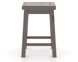 Canadel Loft Backless Counter Stool 5057 in 29 Hazelnut Washed, back view
