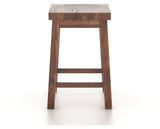 Canadel Champlain Block Stool in Spice Washed, front view