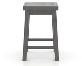 Canadel Loft Backless Counter Stool 5057 in 59 Davy's Grey, back view