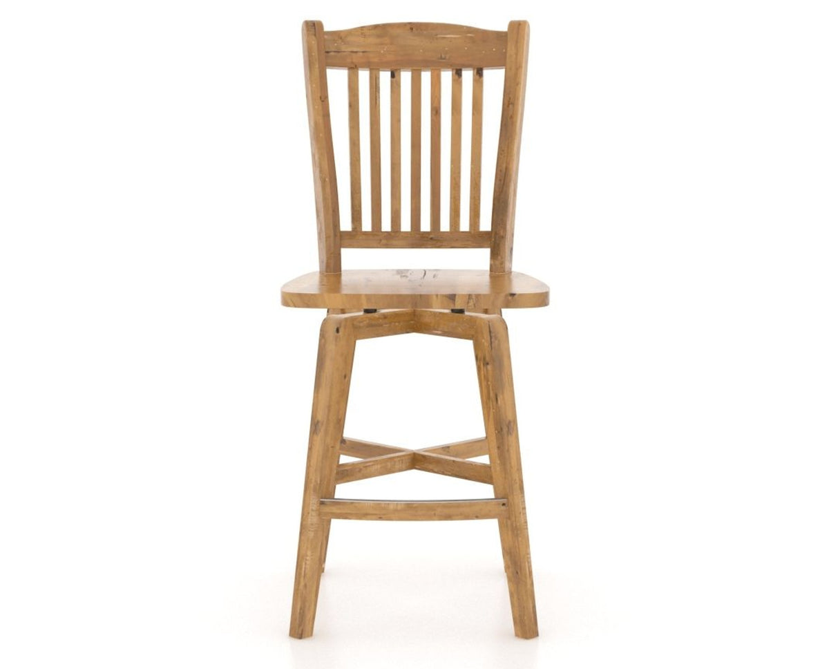 Canadel Champlain Counter Stool in Honey Washed, front view