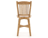 Canadel Champlain Counter Stool in Honey Washed, back view