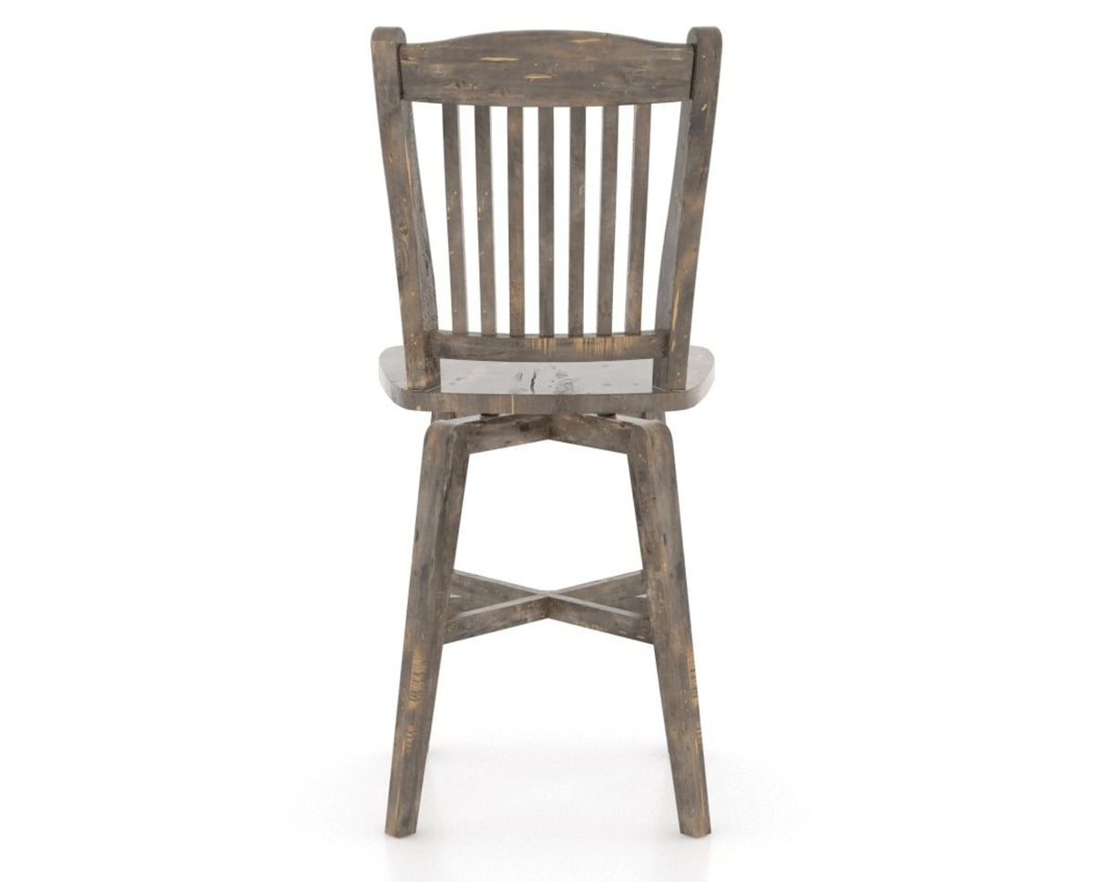 Canadel Champlain Counter Stool in Shadow, back view