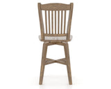 Canadel Champlain Counter Stool in Pecan Washed, back view