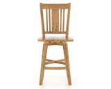 Canadel Champlain Lloyd Counter Stool in Honey Washed, front view