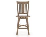 Canadel Champlain Lloyd Counter Stool in Pecan Washed, front view