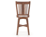 Canadel Champlain Lloyd Counter Stool in Spice Washed, back view