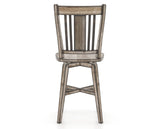 Canadel Champlain Lloyd Counter Stool in Heritage Nature, back view
