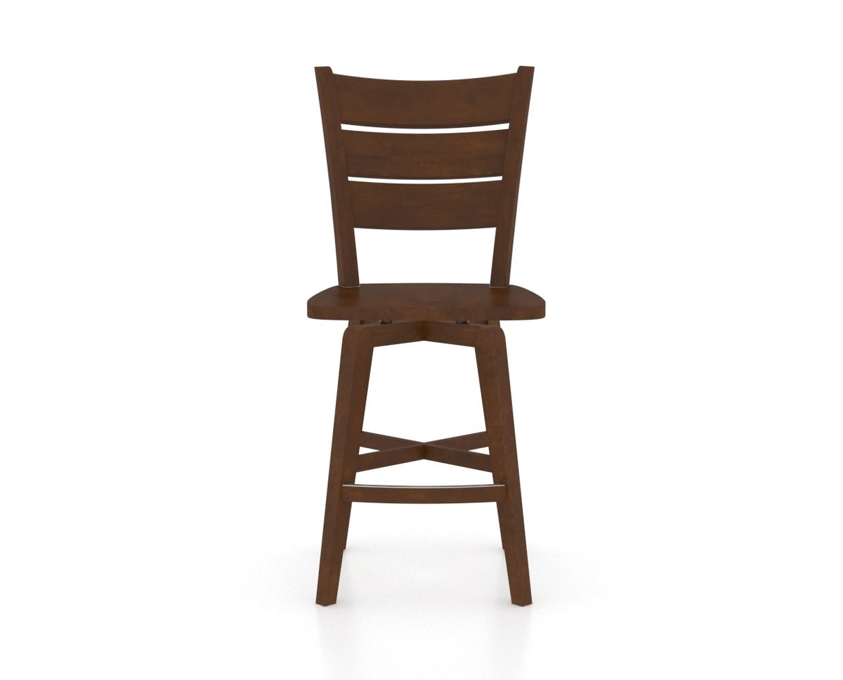 Canadel Modlad Counter Stool in Cognac Washed, front view