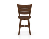 Canadel Modlad Counter Stool in Cognac Washed, back view