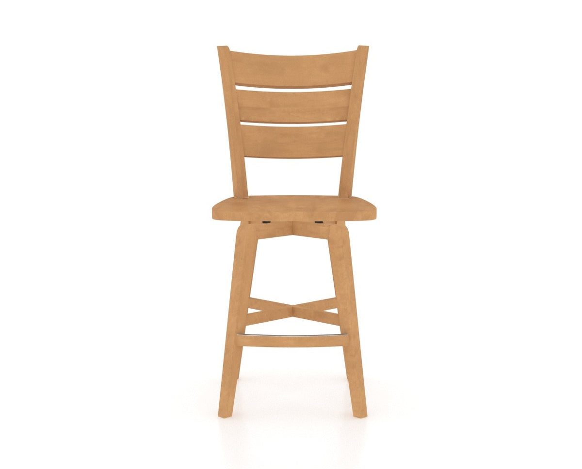 Canadel Modlad Counter Stool in Caramel Washed, front view