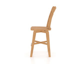 Canadel Modlad Counter Stool in Caramel Washed, side view