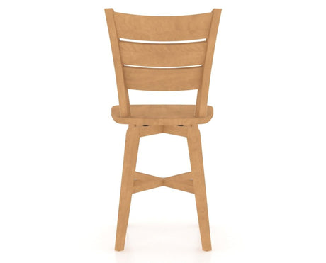 Canadel Modlad Counter Stool in Caramel Washed, back view