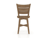 Canadel Modlad Counter Stool in Pecan Washed, back view