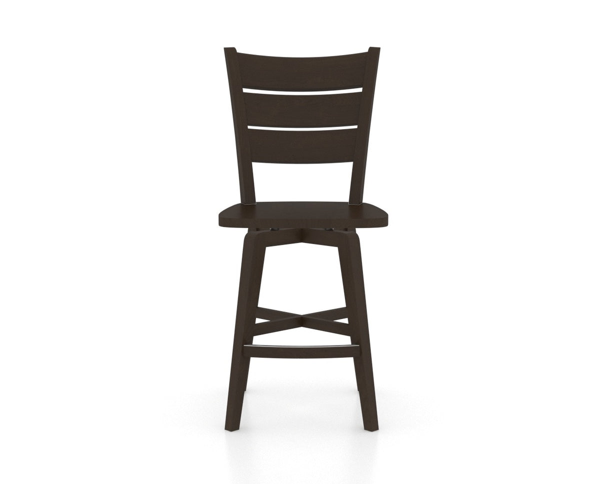 Canadel Modlad Counter Stool in Davy's Grey, front view
