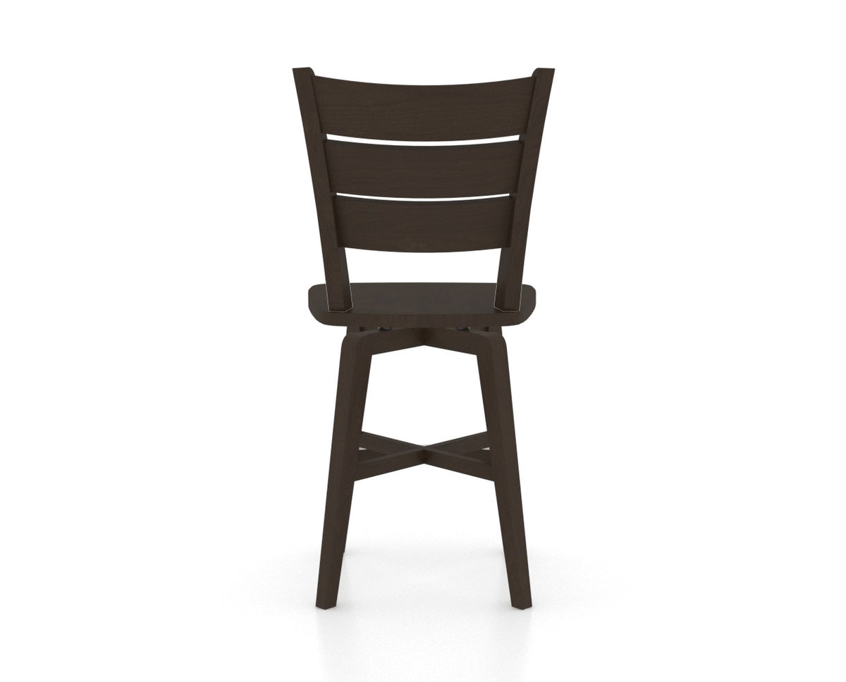 Canadel Modlad Counter Stool in Davy's Grey, back view