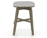Canadel Stump Counter Stool in Shadow, 7C Fabric, side view