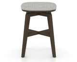 Canadel Stump Counter Stool in Hazelnut Washed, 7C Fabric, back view