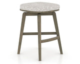 Canadel Stump Counter Stool in Shadow, FP Crypton®, three-quarter view