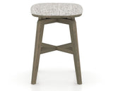 Canadel Stump Counter Stool in Shadow, FP Crypton®, back view