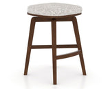 Canadel Stump Counter Stool in Cognac Washed, FP Crypton®, three-quarter view