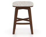 Canadel Stump Counter Stool in Cognac Washed, FP Crypton®, front view