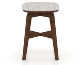 Canadel Stump Counter Stool in Cognac Washed, FP Crypton®, back view