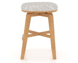 Canadel Stump Counter Stool in Caramel Washed, FP Crypton®, side view