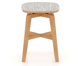 Canadel Stump Counter Stool in Caramel Washed, FP Crypton®, back view